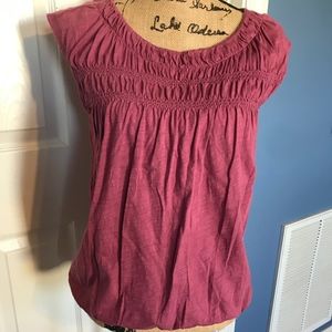 Loft mauve top